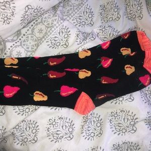 Hot pepper socks